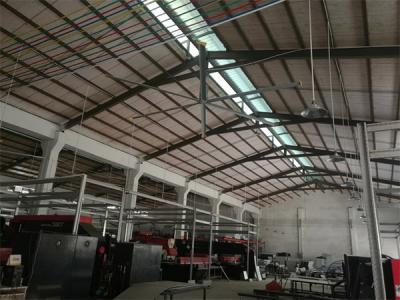 模具生產(chǎn)加工廠(chǎng)車(chē)間7.3米工業(yè)大風(fēng)扇降溫工程案例