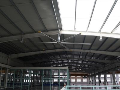 高大鋼結構廠(chǎng)房工業(yè)大風(fēng)扇降溫工程案例